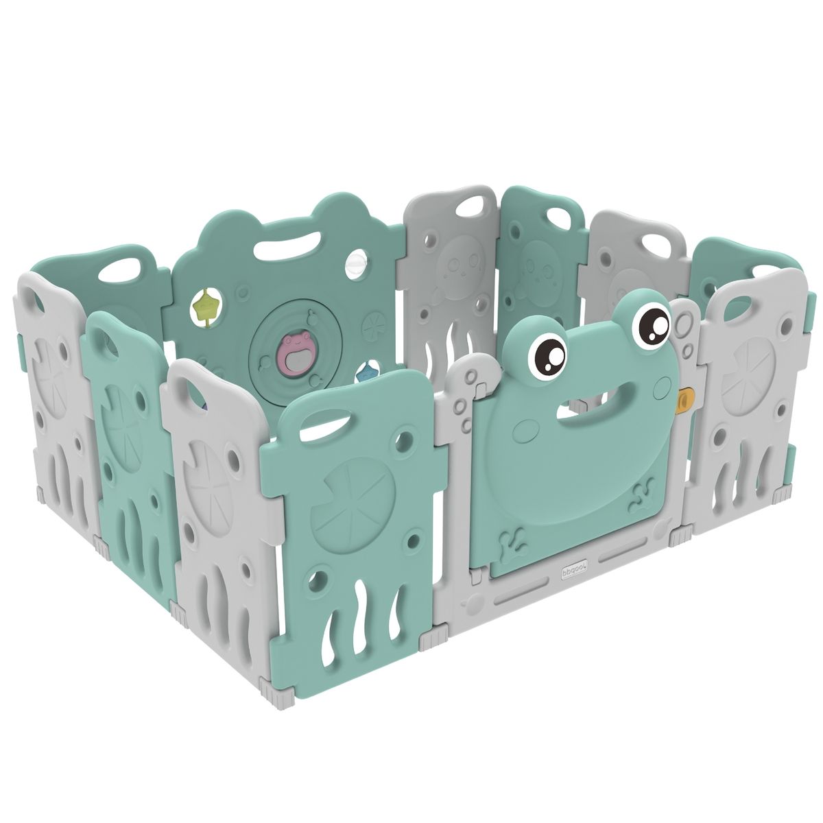 BBQOOL - Corral Didáctico de Juegos Frog Verde Menta