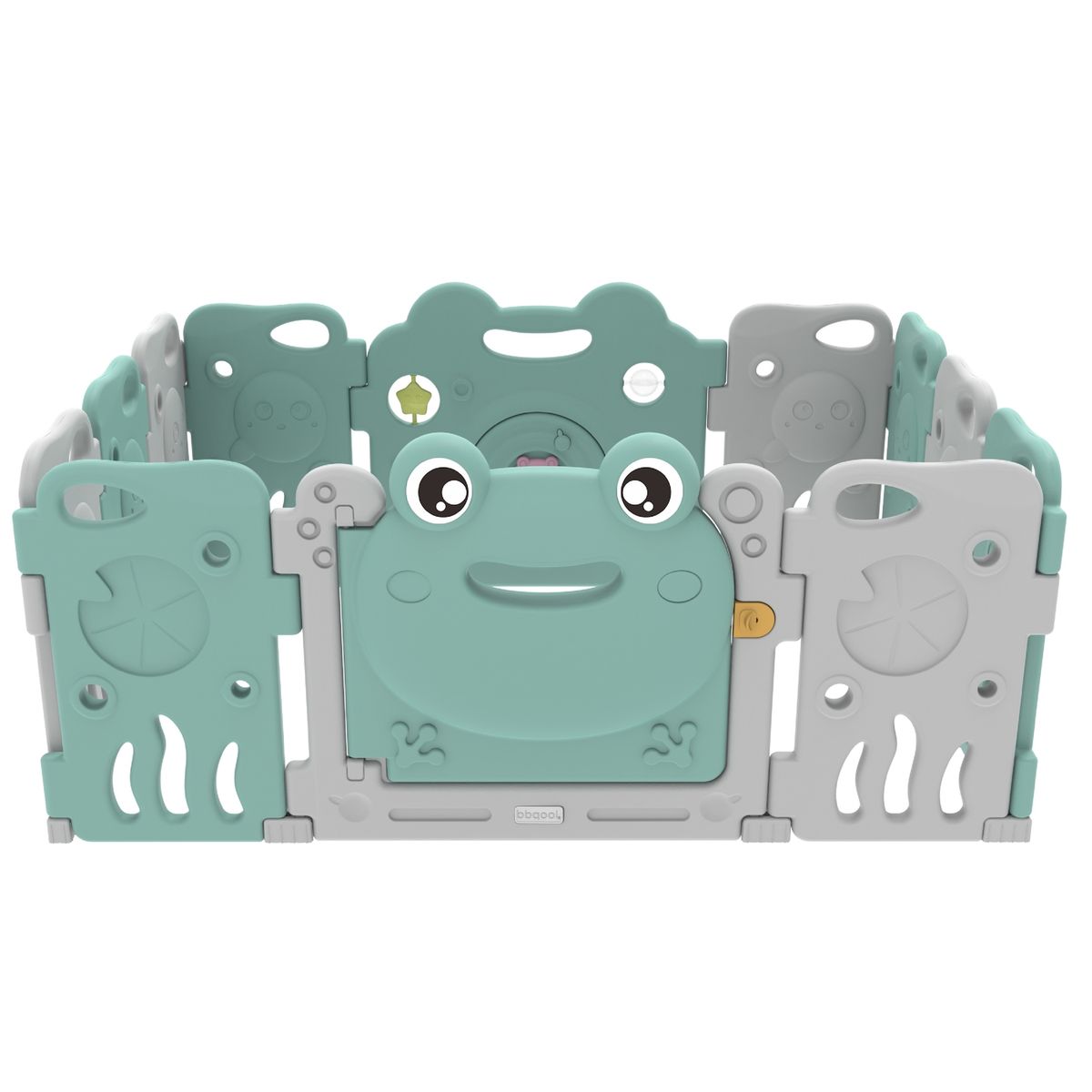 BBQOOL - Corral Didáctico de Juegos Frog Verde Menta