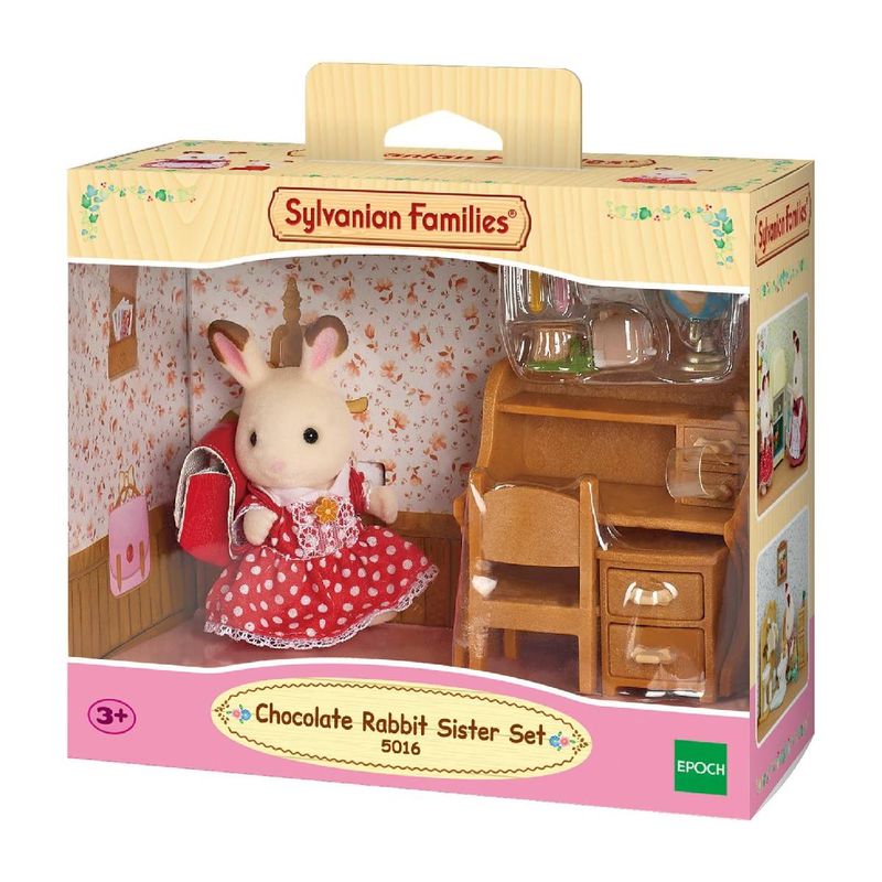 SYLVANIAN FAMILIES - Set Escritorio Freya Conejo Chocolate Sylvanian Families
