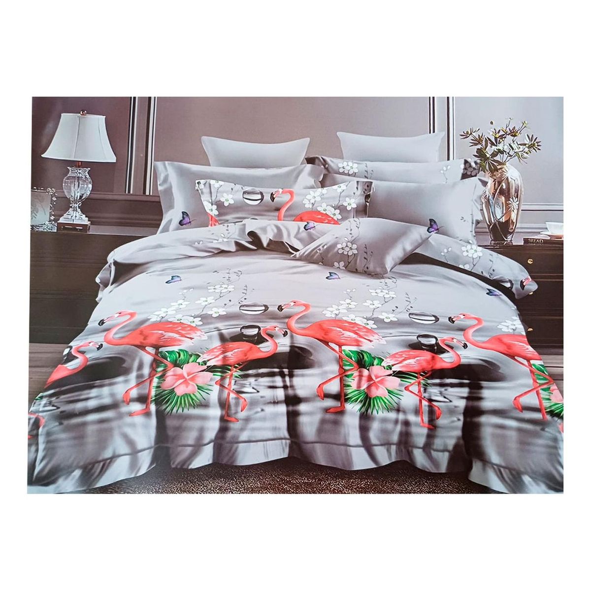 GENERICO - Juegos De Sabanas 144 Hilos (Plaza y media) Diseños - Rosa - 1,5 plazas