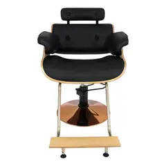 DETODOYMAS - Sillón Silla Peluquería Barbería Hidráulico Prestige - Blanco