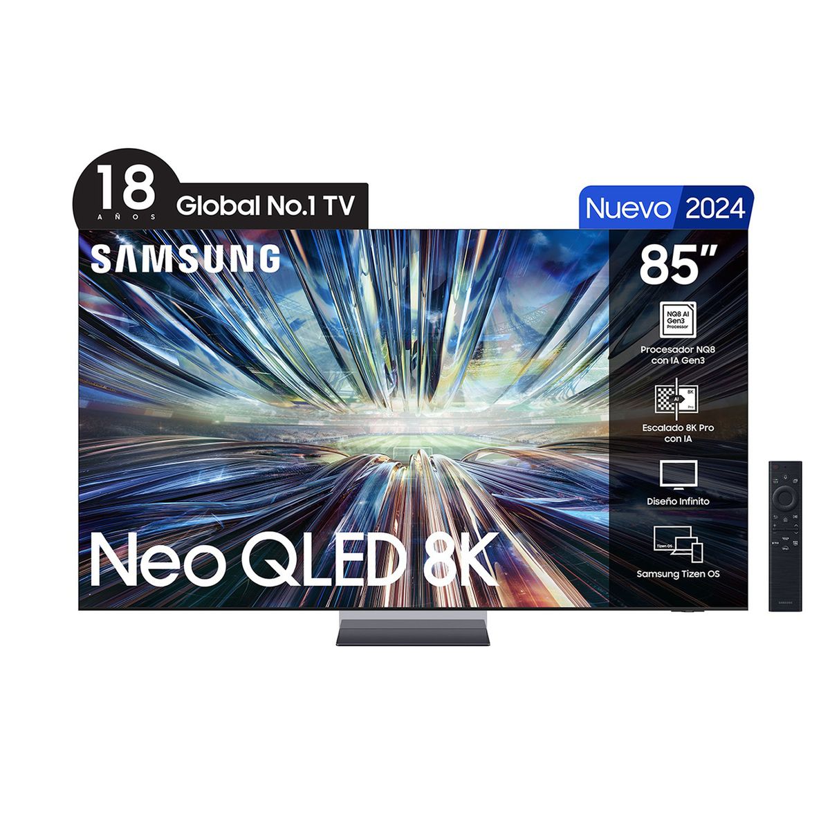 SAMSUNG - Neo QLED Smart TV 85 QN900D 8K UHD Tizen™ Samsung (2024)