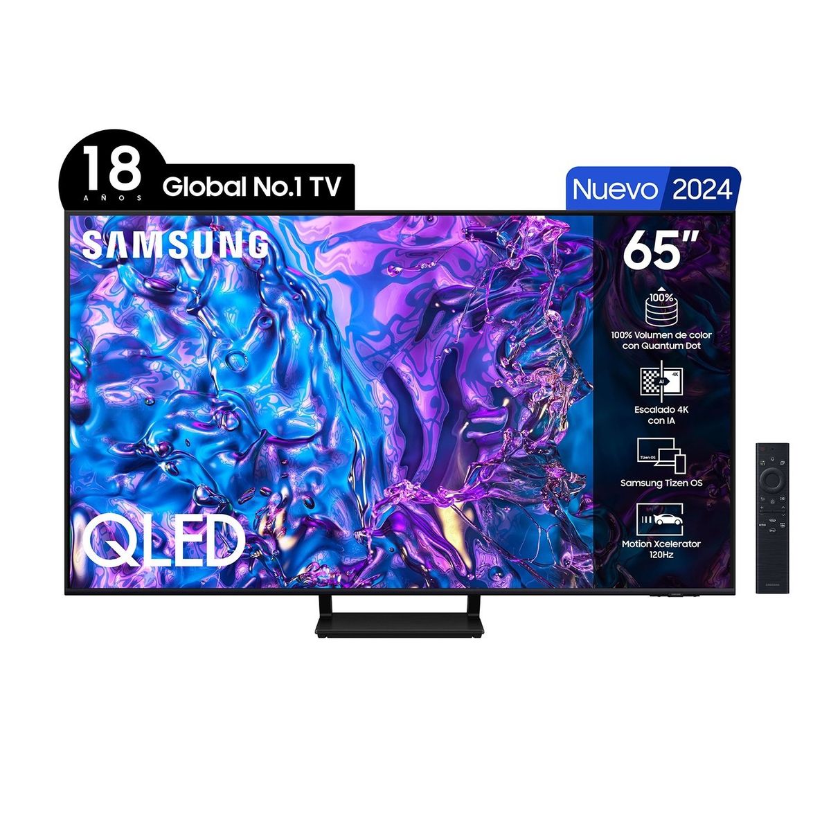 SAMSUNG - QLED Smart TV 65 Q70D 4K UHD Tizen™ Samsung (2024)