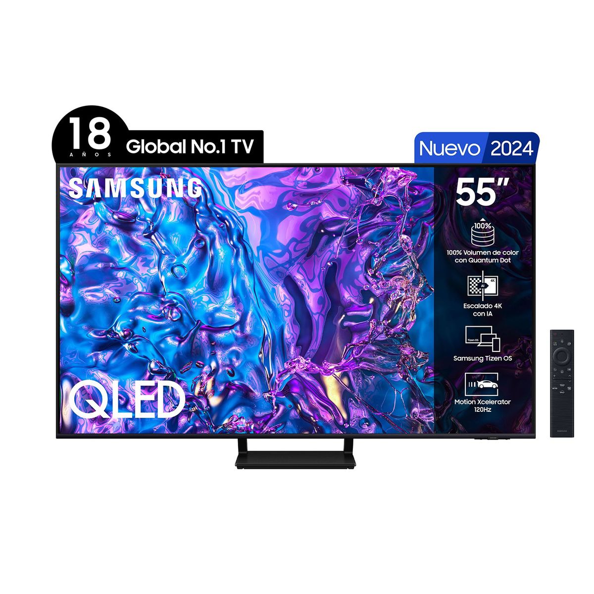 SAMSUNG - QLED Smart TV 55 Q70D 4K UHD Tizen™ Samsung (2024)