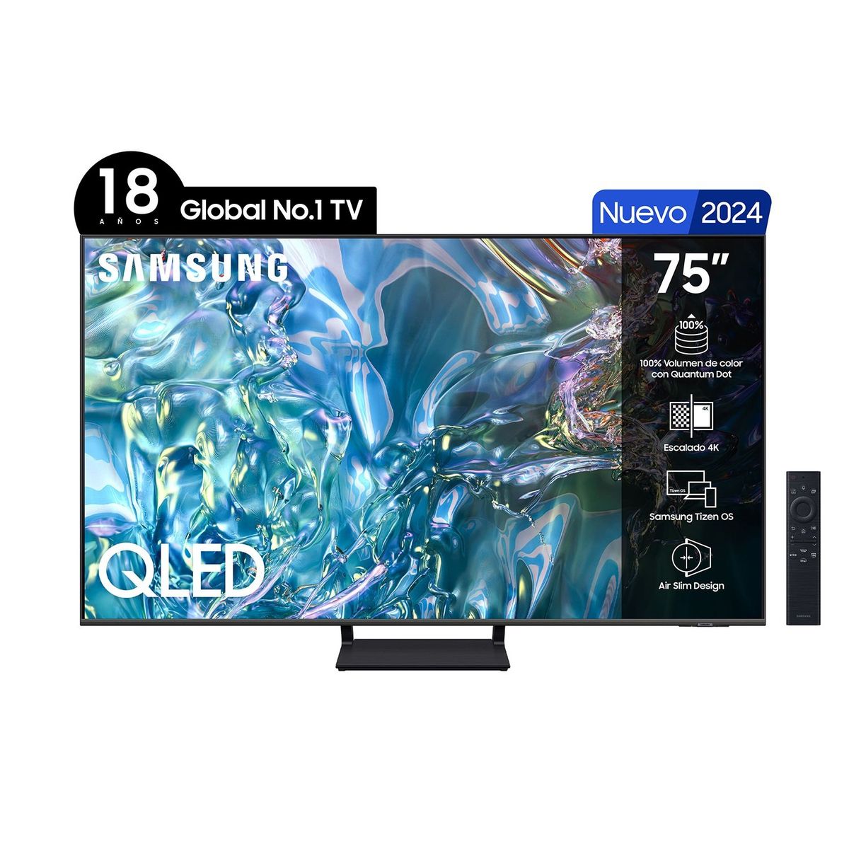 SAMSUNG - QLED Smart TV 75 Q65D 4K UHD Tizen™ Samsung (2024)