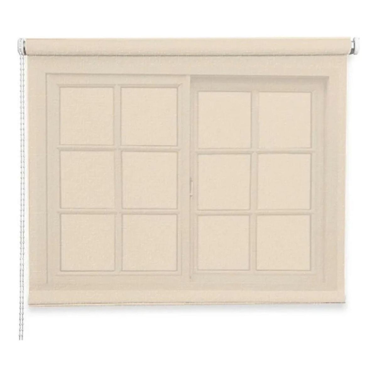 IMPORTCLICK - Cortina Roller Rustica Deluxe 60x200 CM Beige IMPORTCLICK