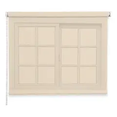 IMPORTCLICK - Cortina Roller Rustica Deluxe 60x200 CM Beige