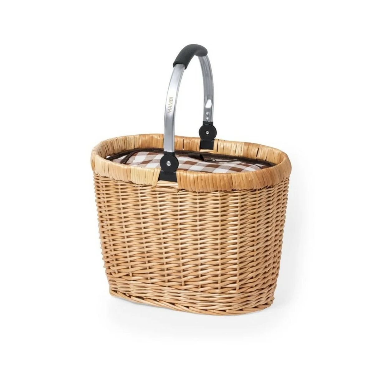 IMPORTCLICK - Cesta Cooler Mimbre Aluminio 41x31x27 CM Halbax IMPORTCLICK