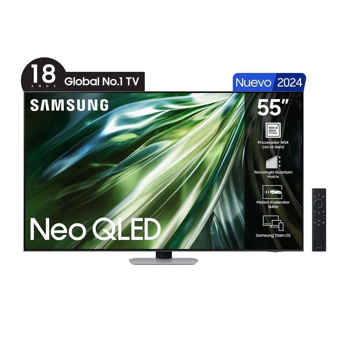 SAMSUNG - Neo QLED Smart TV 55 QN90D 4K UHD Tizen™ Samsung (2024)