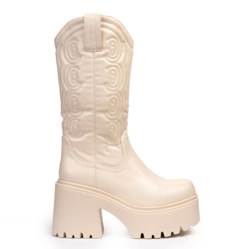 APOSTOL - Bota Mujer Beige Elara Apóstol