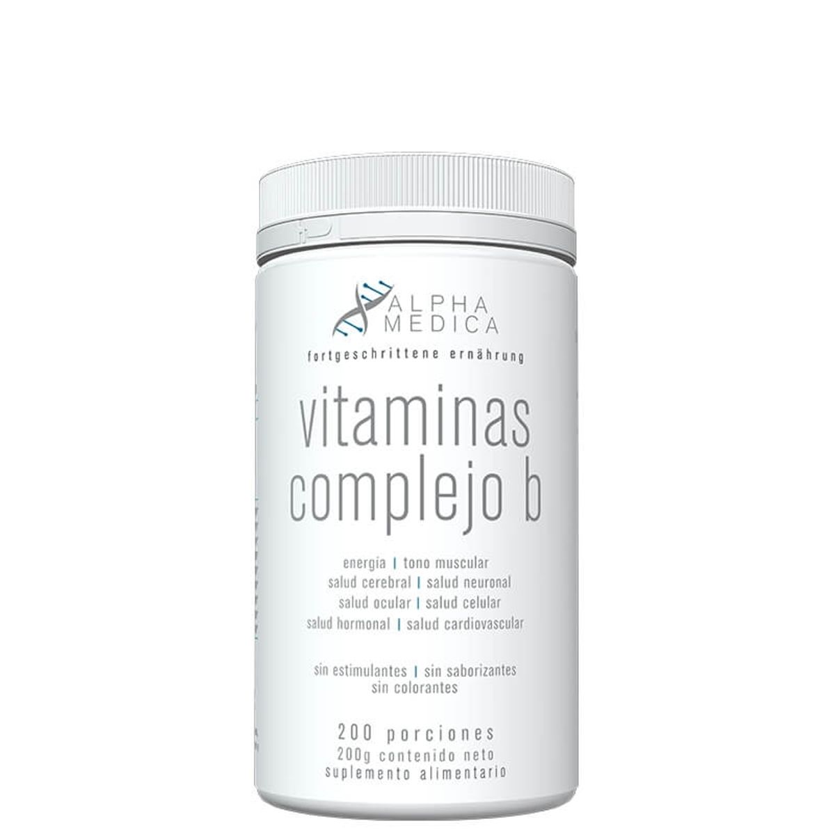 ALPHAMEDICA - VITAMINAS COMPLEJO B 200GR - ALPHA MEDICA