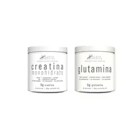 PACK CREATINA MONOHIDRATADA 300GR + GLUTAMINA 300GR - ALPHA MEDICA