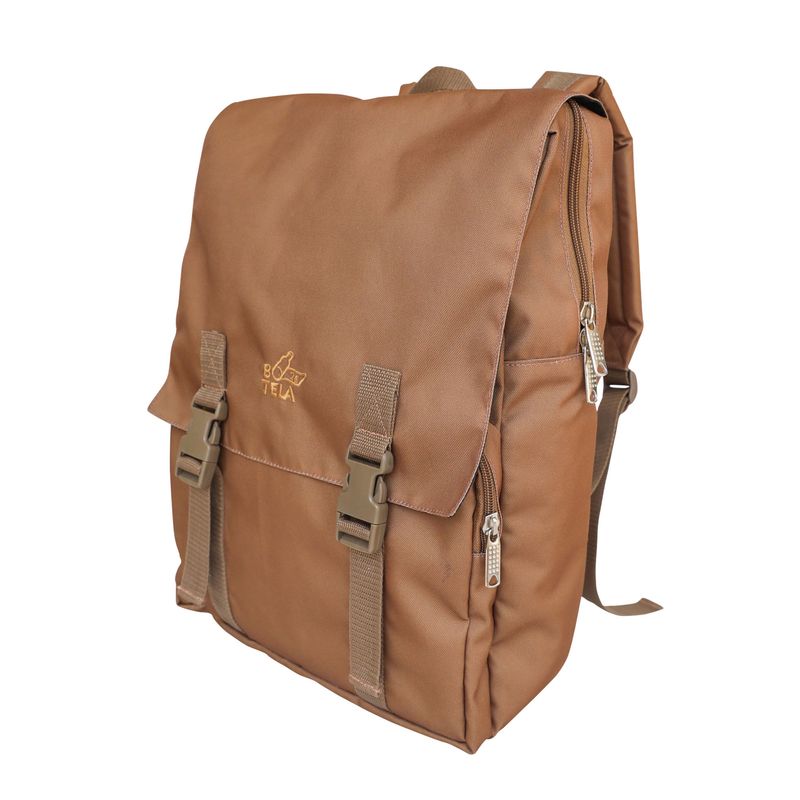 BOTELA - Mochila Notebook 15 pulgadas Sustentable Café Botela