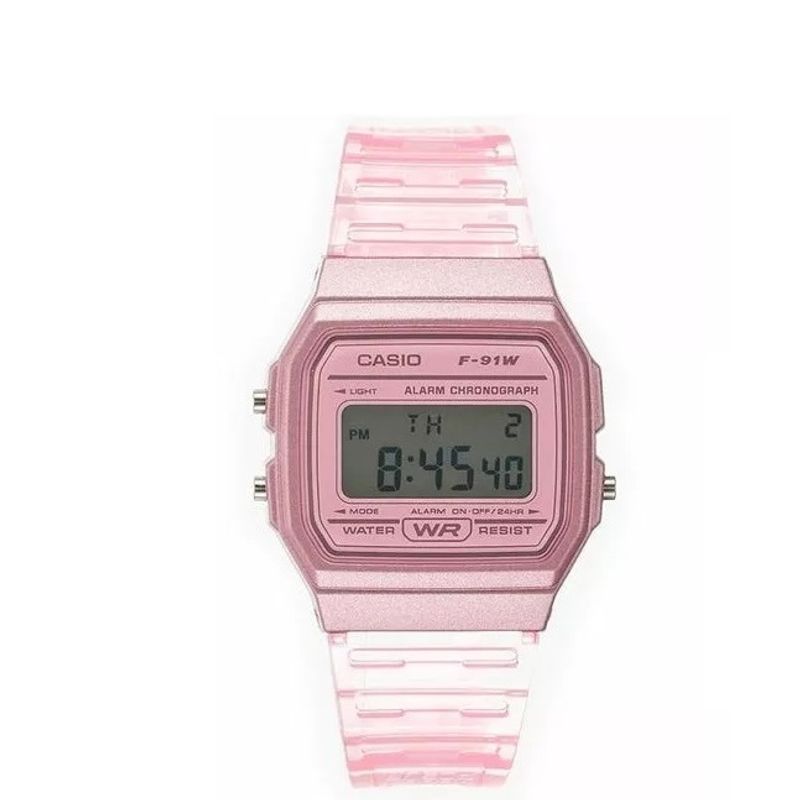 CASIO - Reloj De Pulsera Casio Collection F-91ws-4df Color Rosa