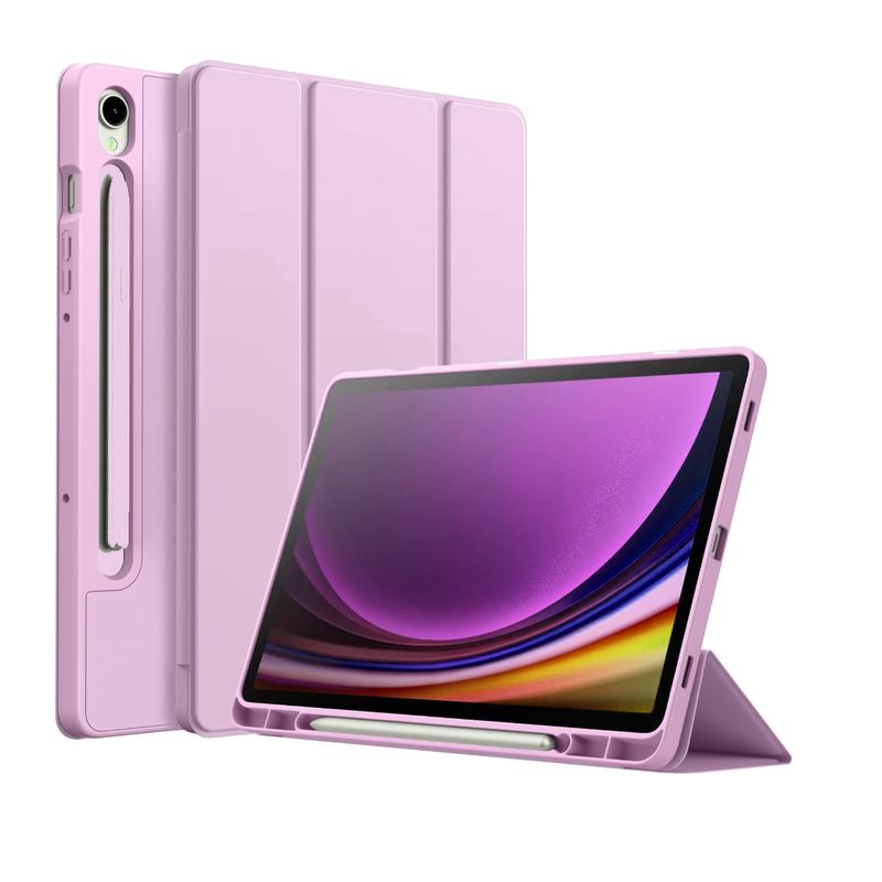 JOIGO - Funda Smart Cover Para Samsung S9 Plus S9 Fe + Plus Lila.