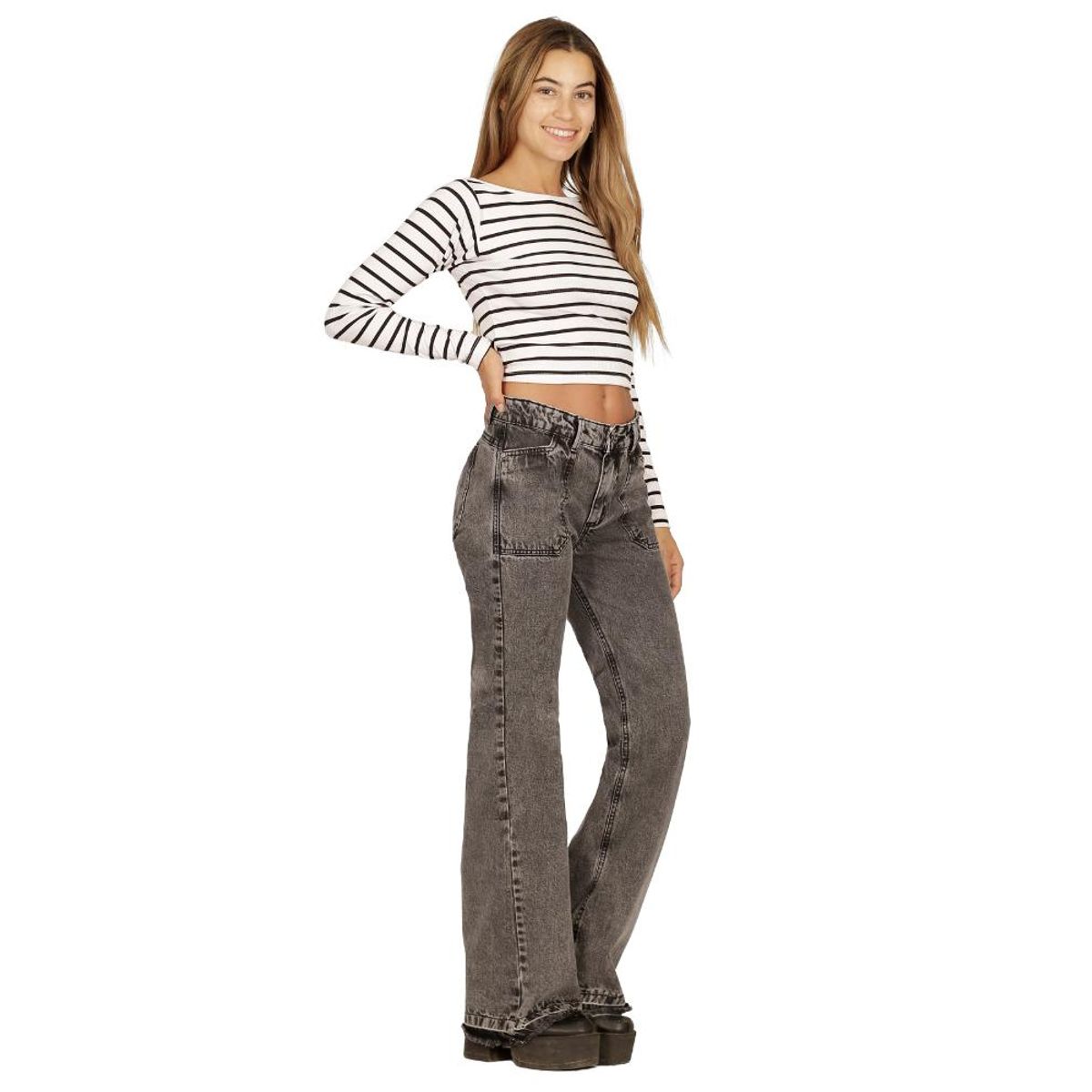 DIVINO JEANS - Jeans Agatha II Gris Divino Jeans