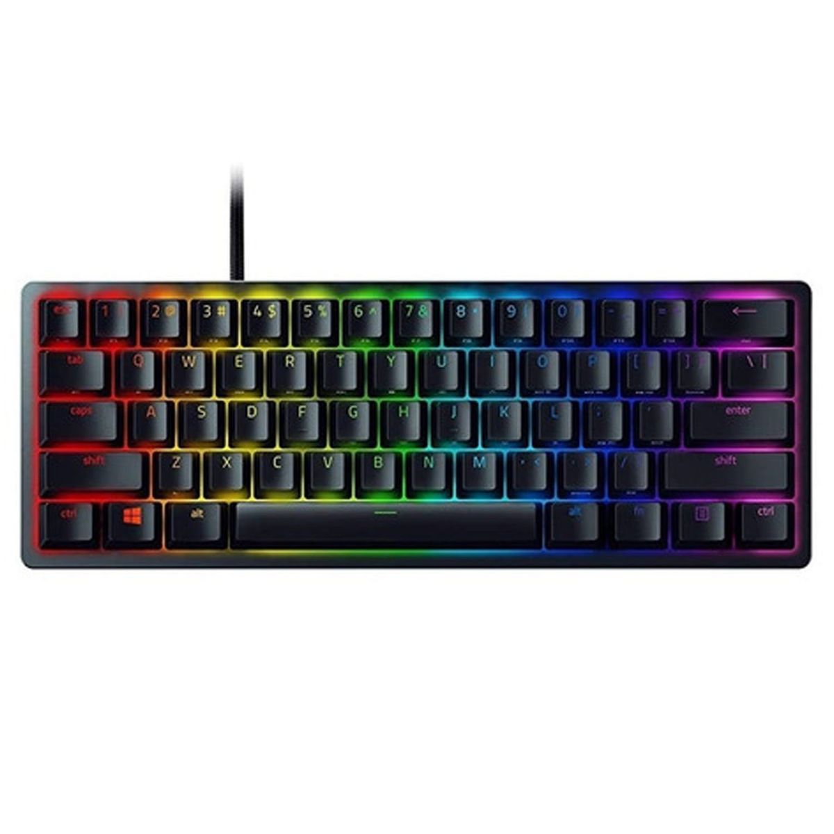 RAZER - Teclado Mecanico Razer Huntsman Mini Black Español Sw Purple