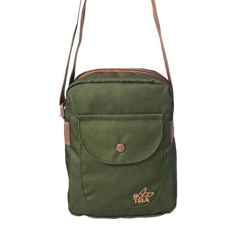 BOTELA - Bandolera sustentable verde Botela