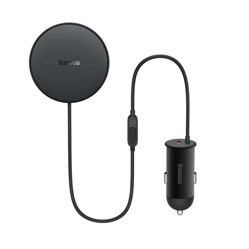 BASEUS - Cargador Inalámbrico Baseus SUCX040101 Negro Para Auto