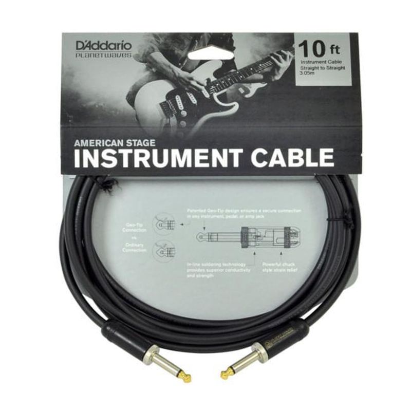 DADDARIO - PWAMSG10 CABLE INSTRUMENTO 3MTS DADDARIO