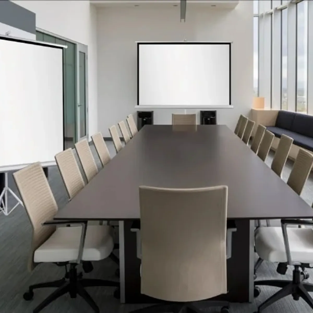 GENERICO - TELON CON TRIPODE 178X178 cm mecanismo retractil