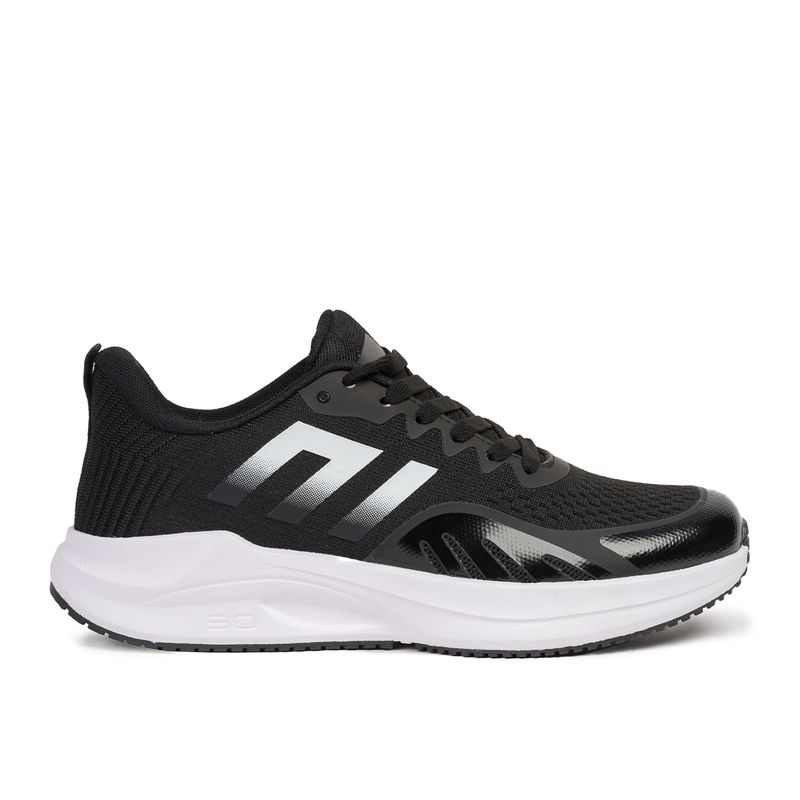 APOSTOL - Zapatilla Hombre Negro Blanco Jean Apóstol