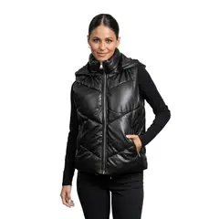 TODOPIEL - Chaqueta de Ecocuero Mujer Negro