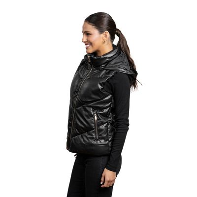 Imagen 2 del producto Chaqueta de Ecocuero Mujer Negro