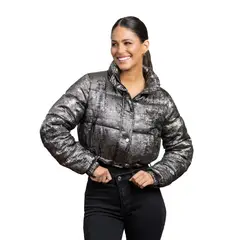 TODOPIEL - Parka Mujer Plateado
