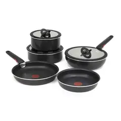 TEFAL - Batería de cocina 12 piezas Ingenio + 2 mangos