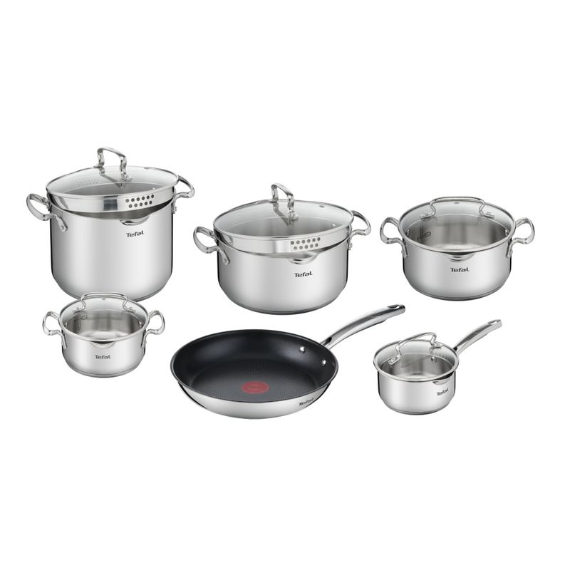 TEFAL - Batería de cocina 11 piezas Duetto