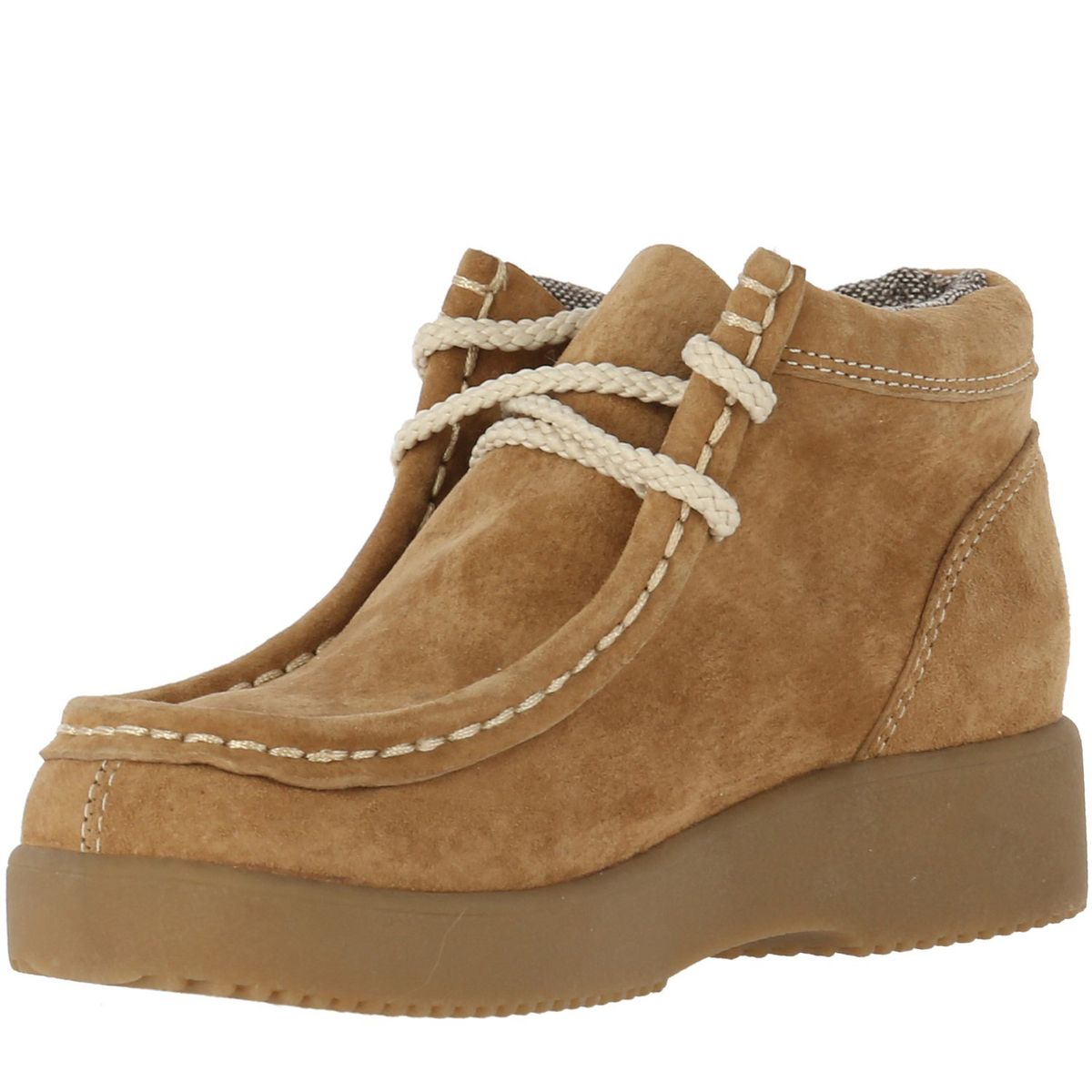 HUSH PUPPIES - Botin Cuero Niño Sioux Café HUSH PUPPIES