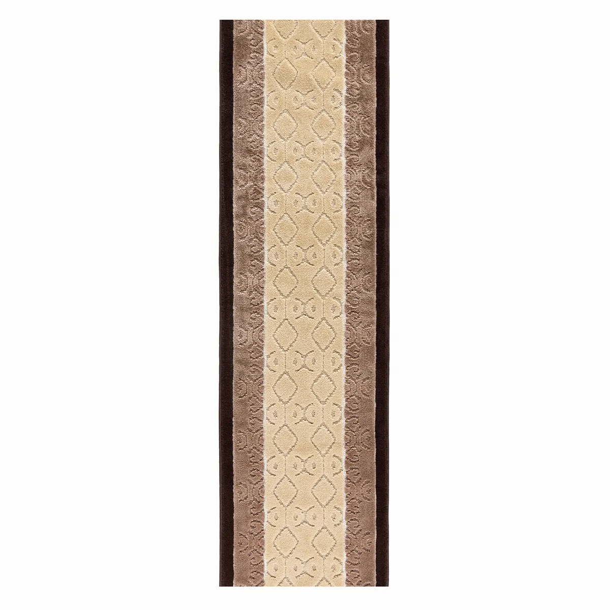 MROTTO - Alfombra Pasillo CAFE 67 cm x 4 metros ANTIDESLIZANTE Sin Overlock