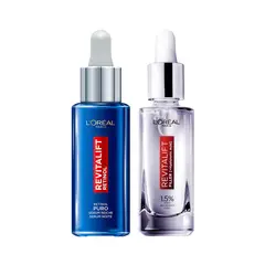 LOREAL PARIS - Pack Serum Revitalif Rostro Retinol + Serum Hialuronico
