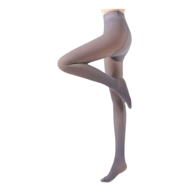 UTILISIMO - Pack 3 Calzas Lisa Efecto Piel (Estira hasta XL)