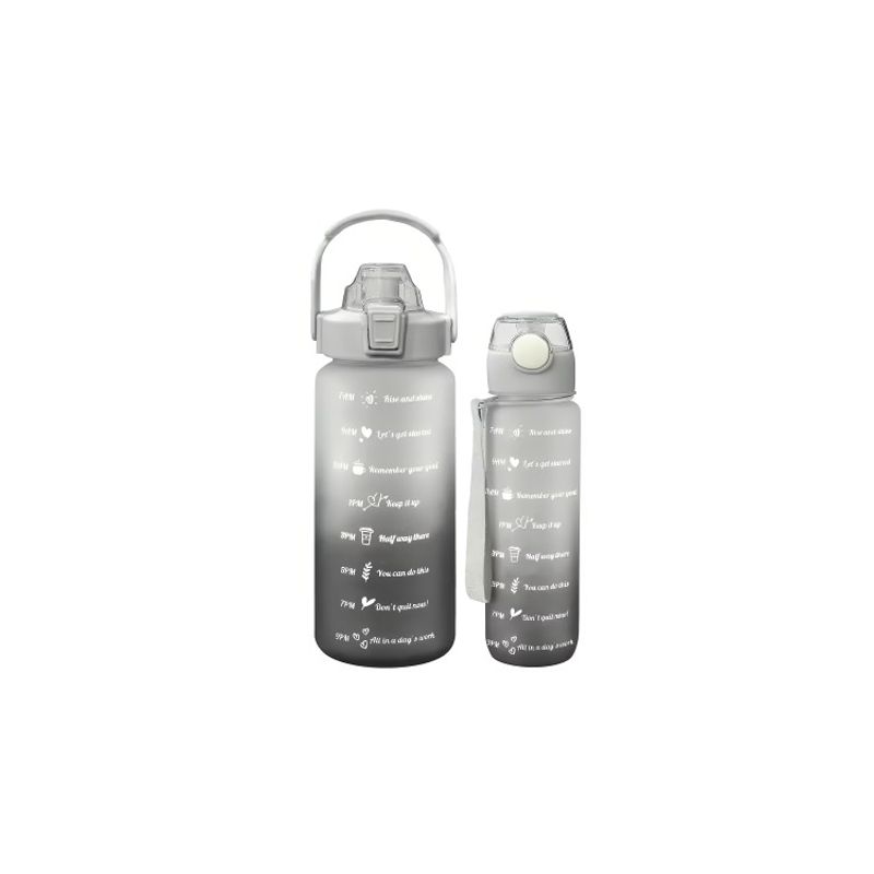 OEM - Pack 2 Botellas Agua Motivacionales De 2 Litros Y 900 M