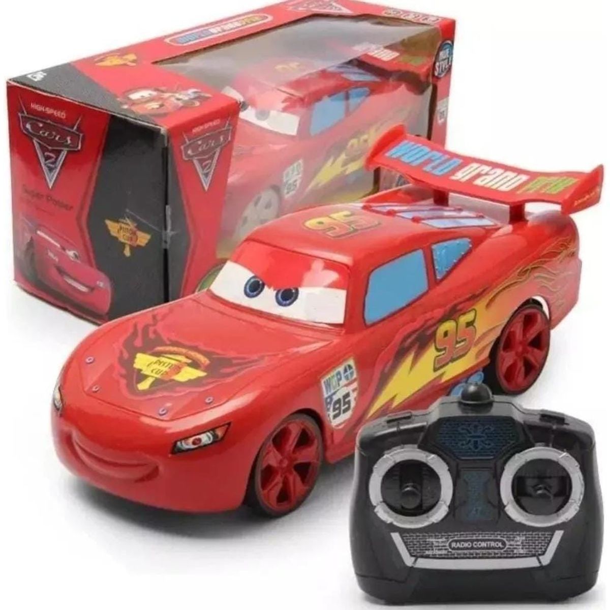 GENERICO - Juguete Auto Control Remoto Rayo Mcqueen Cars