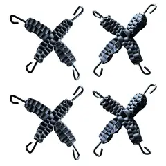 GENERICO - Pack 4 Pulpo Tensor Cadenas Para Nieve 4 Puntas