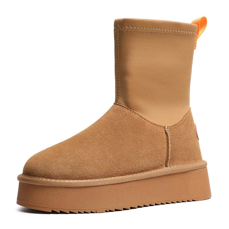 EVERSO - Botin De Nieve Termico Forrado Plataforma Resistente
