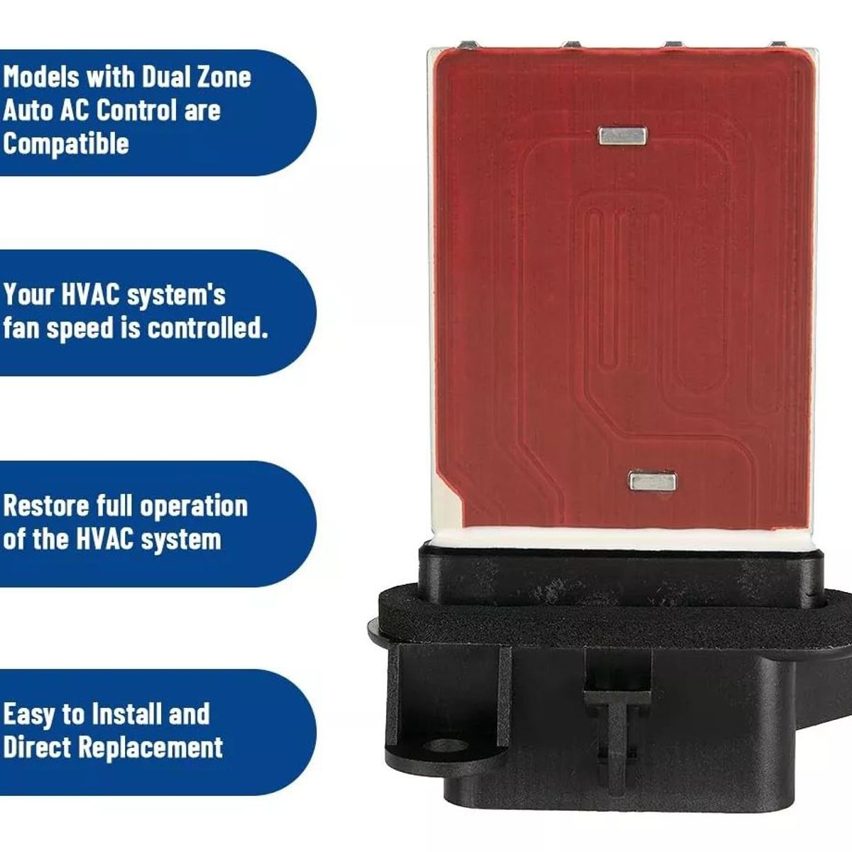 KUANGYE - Resistencia Calefacción Chevrolet Sonic Tracker Spark Aveo -