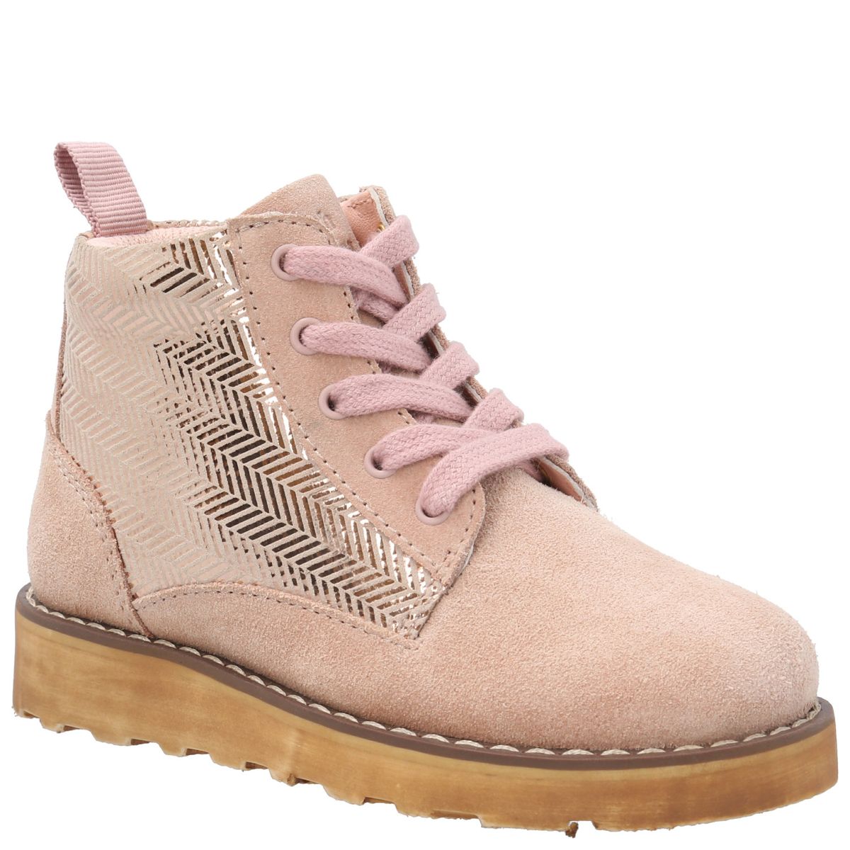 HUSH PUPPIES - Botín Cuero Niña Fallbroke Rosado HUSH PUPPIES.