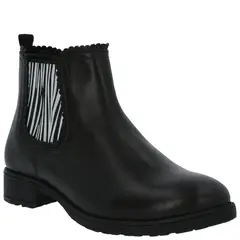 HUSH PUPPIES - Botín Cuero Niña Asmara Negro