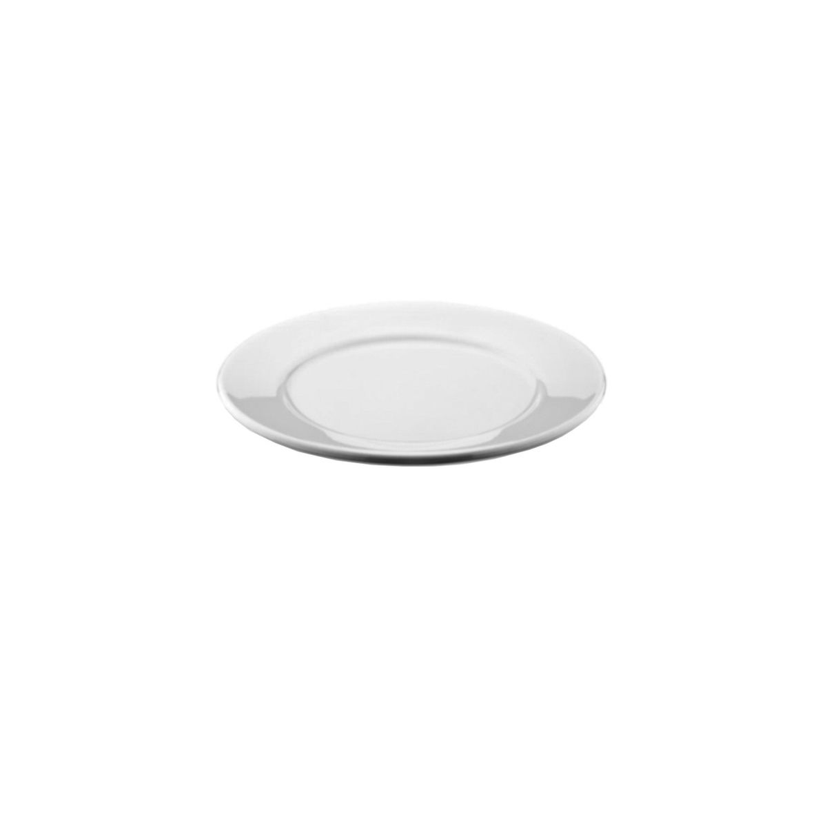 IMAHE - Artículo de Cocina Set de 4 plato de policarbonato blanco 21 cm IMAHE