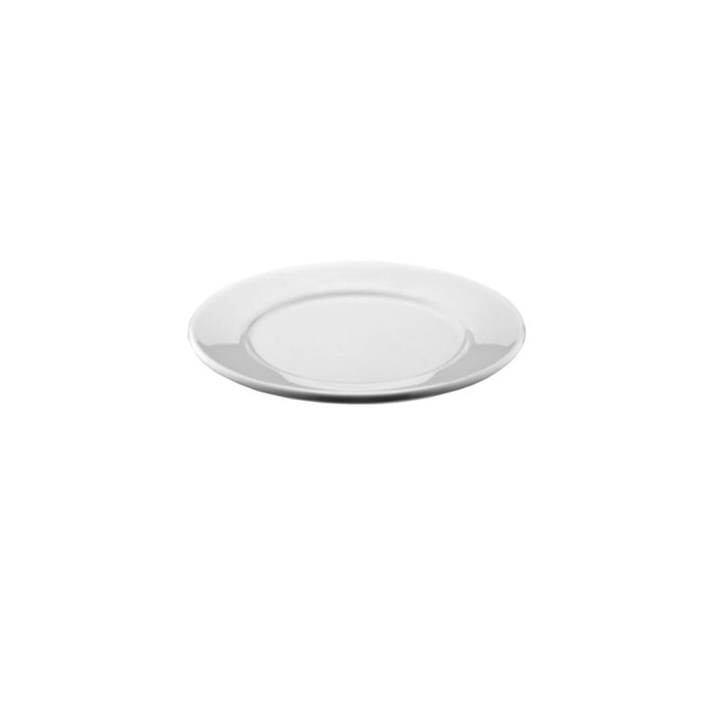 IMAHE - Artículo de Cocina Set de 4 plato de policarbonato blanco 21 cm IMAHE