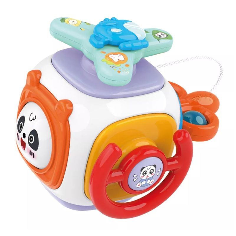 GENERICO - Cubo 6 Juegos Blanco Sensorial Para Niños