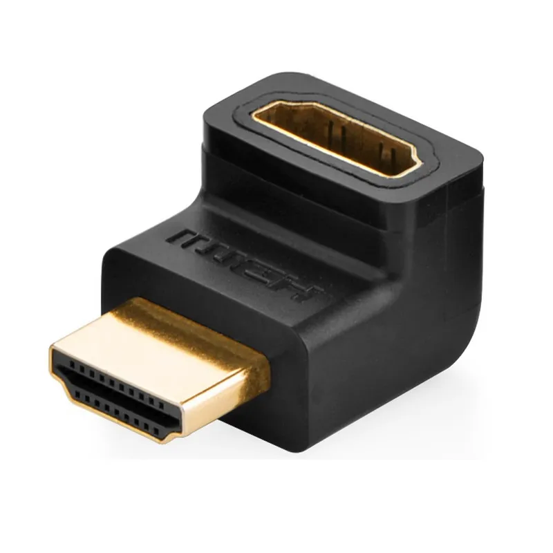 UGREEN - Adaptador Curvo HDMI 20 4K60Hz MH Up Negro UGREEN