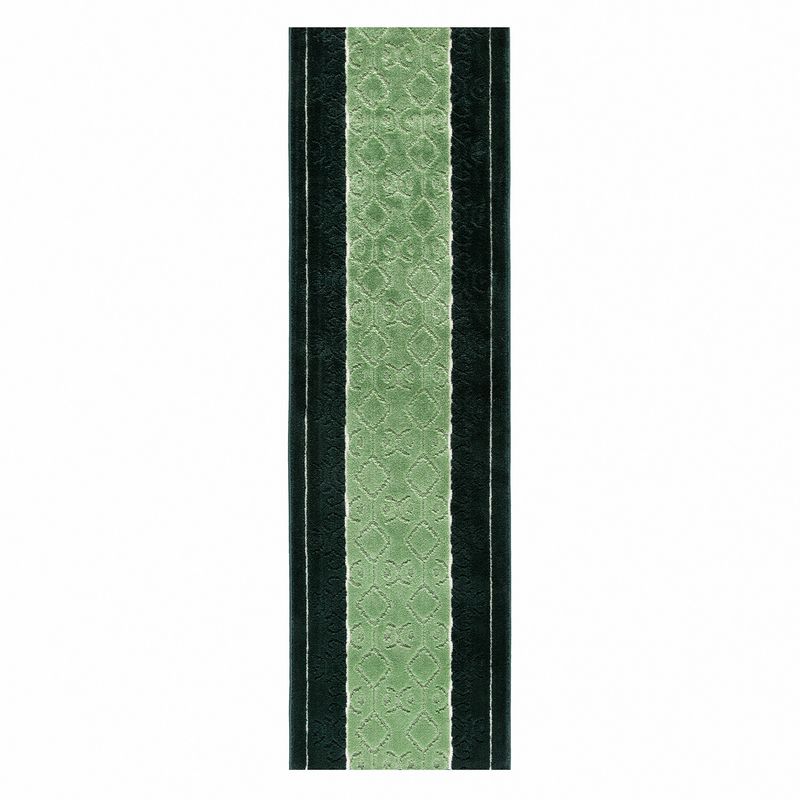 MROTTO - Alfombra Pasillo VERDE 67 cm x 4 metros ANTIDESLIZANTE Sin Overlock