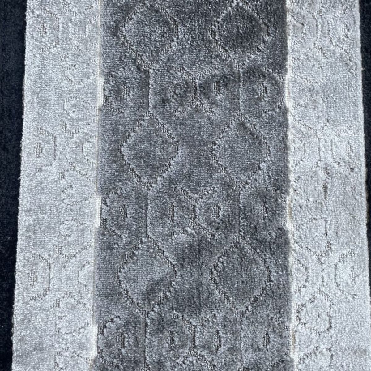 MROTTO - Alfombra Pasillo GRIS 67 cm x 4 metros ANTIDESLIZANTE Sin Overlock