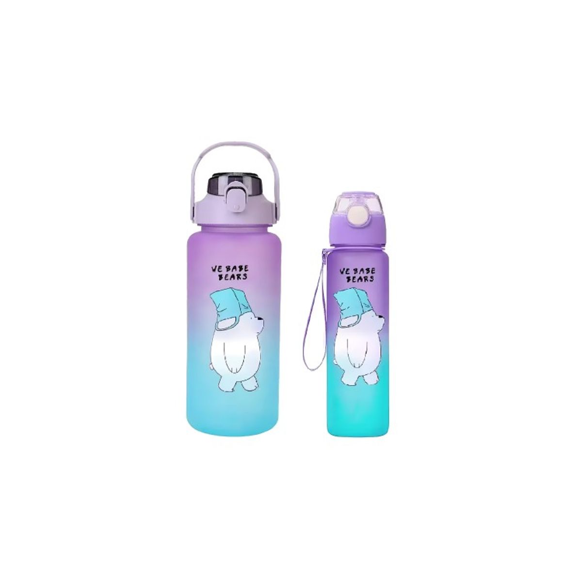 OEM - Pack 2 Botellas Agua Motivacional we are bears