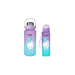 OEM - Pack 2 Botellas Agua Motivacional we are bears